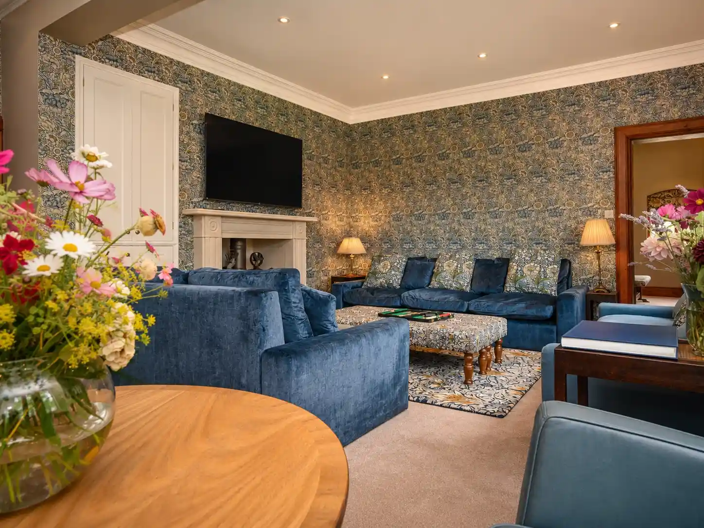 The games room with a pool table and activities for younger guests at The Old Rectory