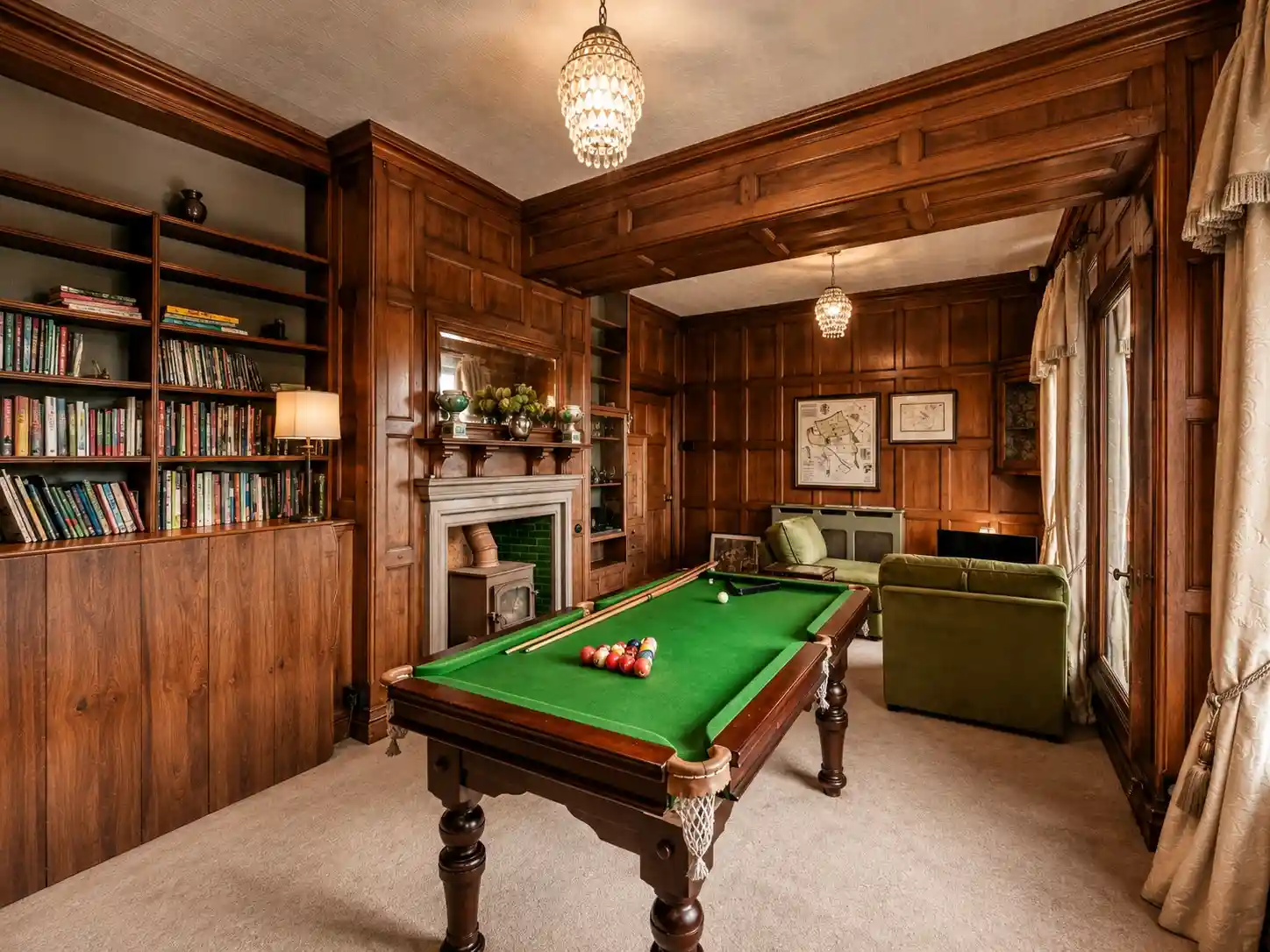 One of the six individually designed ensuite bedrooms at The Old Rectory